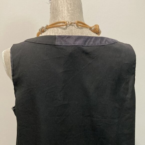 Annie Klein Black Relax Fit Tank Top SZ Large​​​​​​​ - Picture 8 of 11
